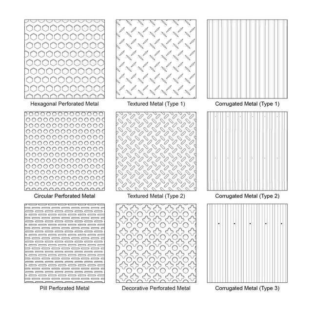 Illustrator Pattern Library - Huge Architectural Materials Mega-Pack (17 Sets in 1)