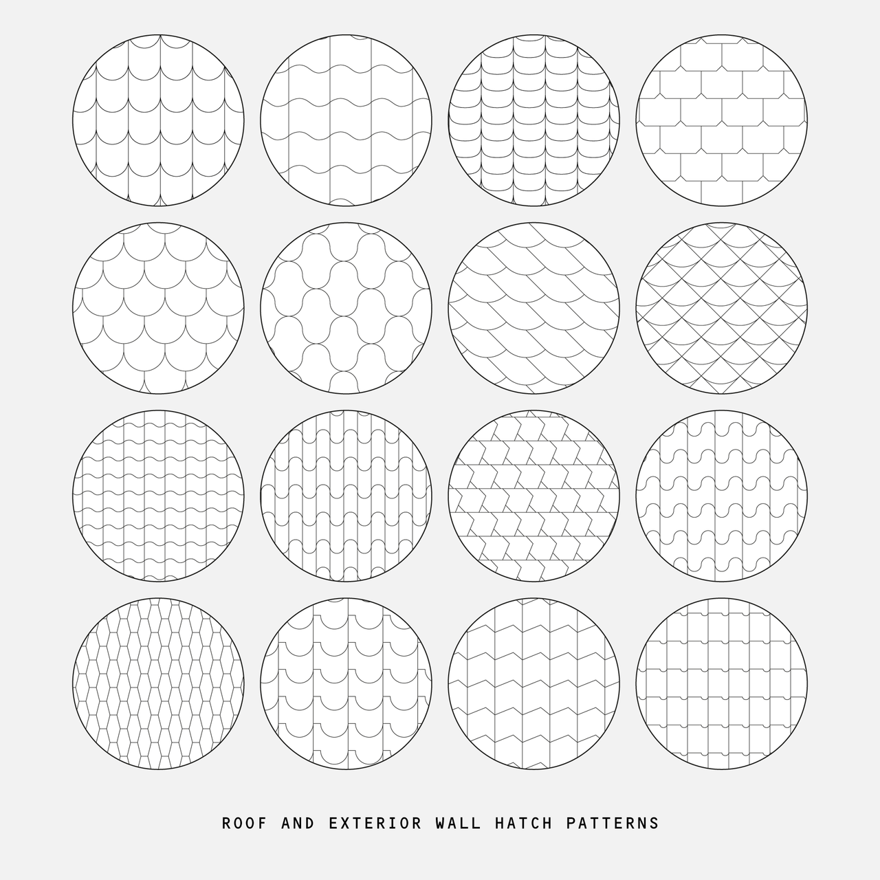 Illustrator Pattern Library - Architectural Materials | Patterns ...