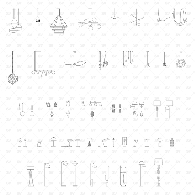 CAD, Vector Lighting Collection