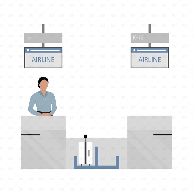 Airport Vector ai png