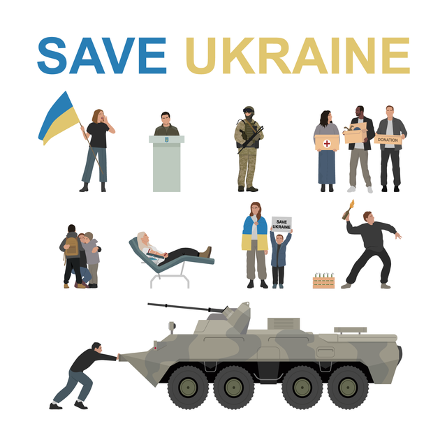 FREE Save Ukraine Set (Vector & PNG)