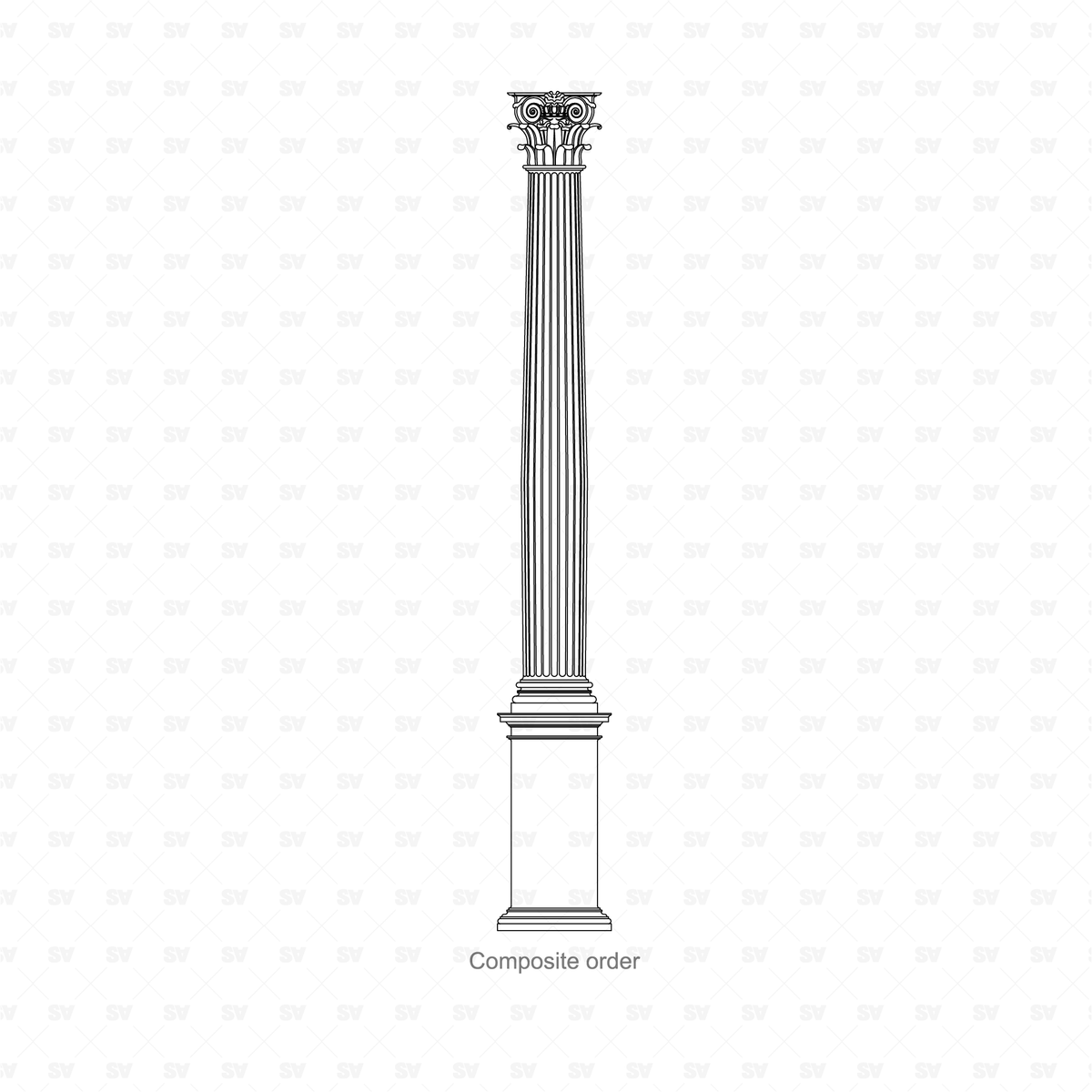 CAD & Vector Classical Columns Set – Studio Alternativi