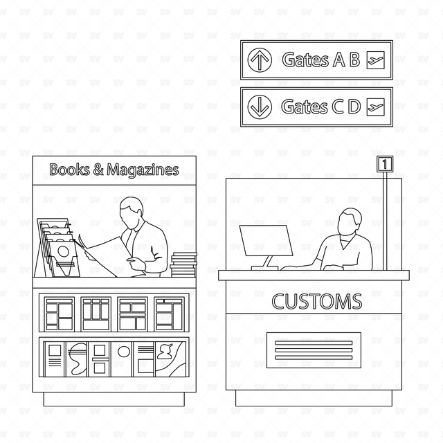 CAD & Vector Airport Mega-Pack (100+ Vectors)