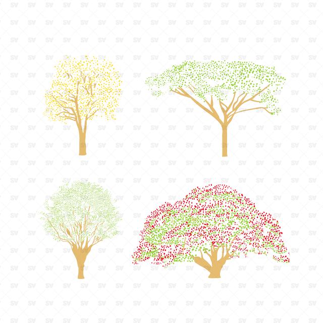 vector tropical trees 