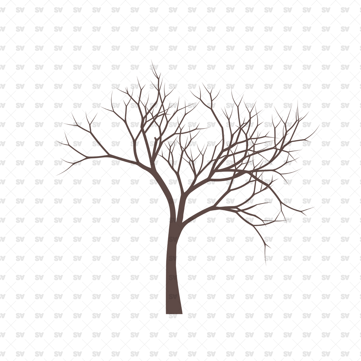 Flat Vector Bare Trees (+PNGs) - 15 Pack – Studio Alternativi