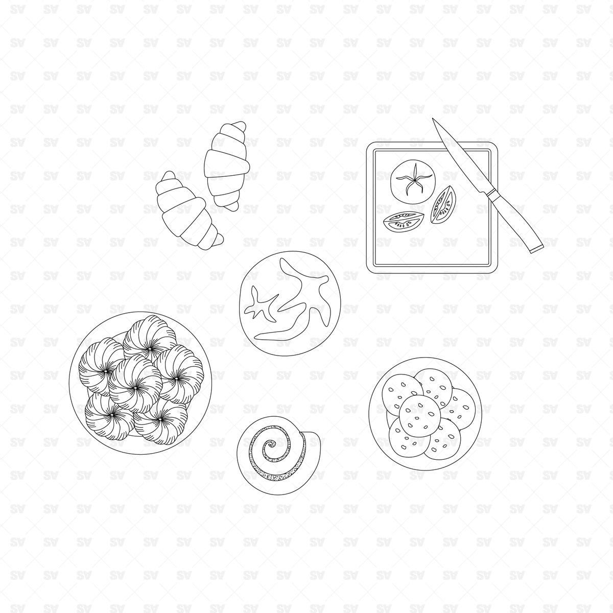 Kitchen Utensils & Food CAD Pack - 40+ DWG Designs – Studio Alternativi