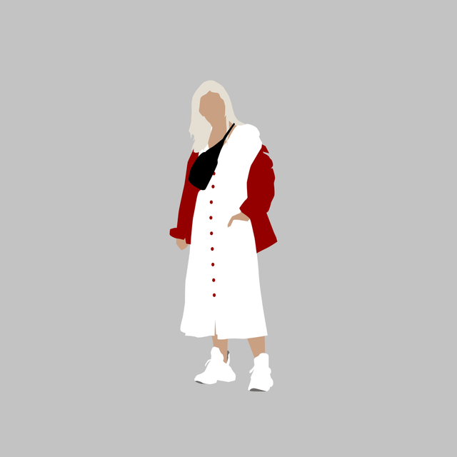 woman in white png