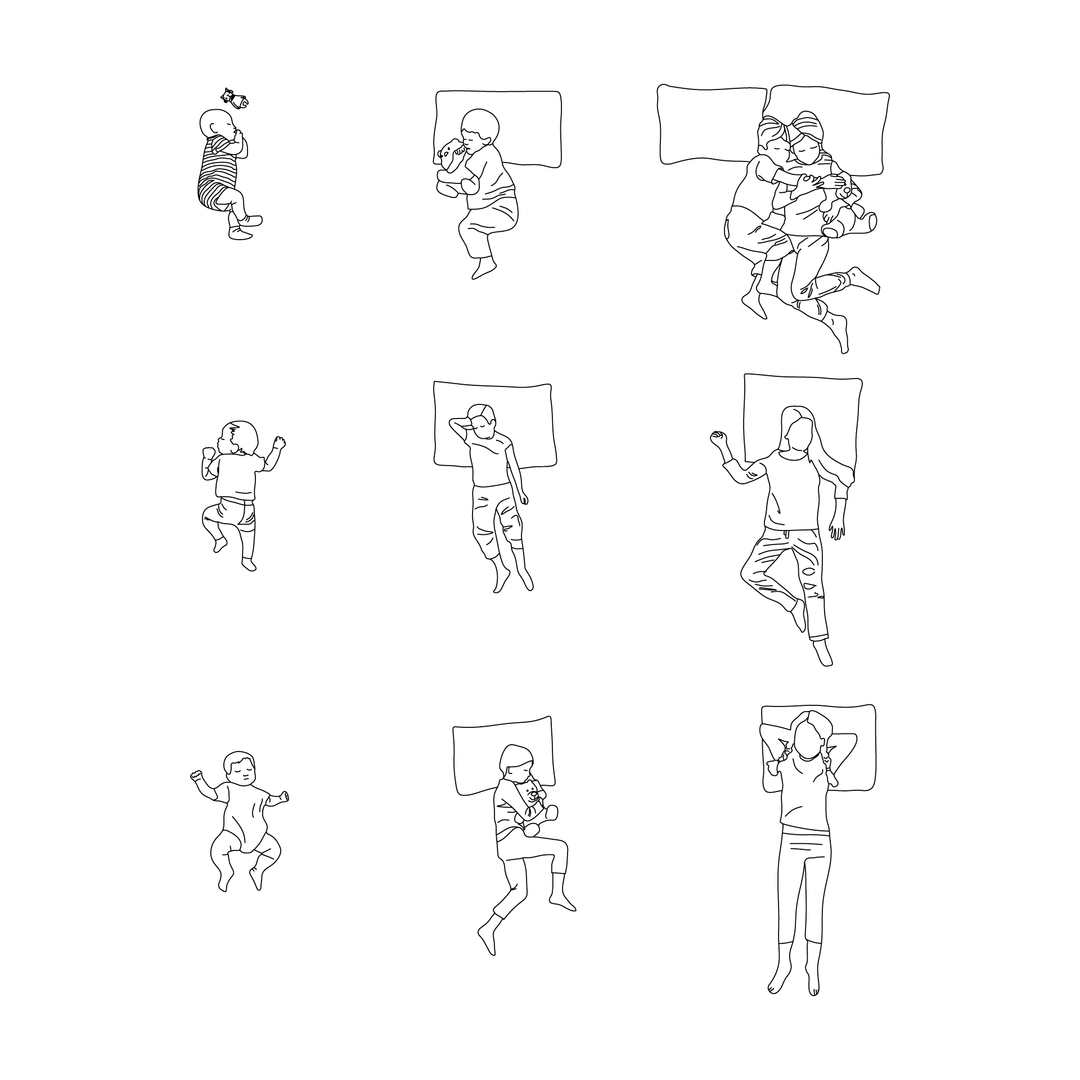 Top View People Mega-Pack - CAD & Vector (11 in 1) – Studio Alternativi
