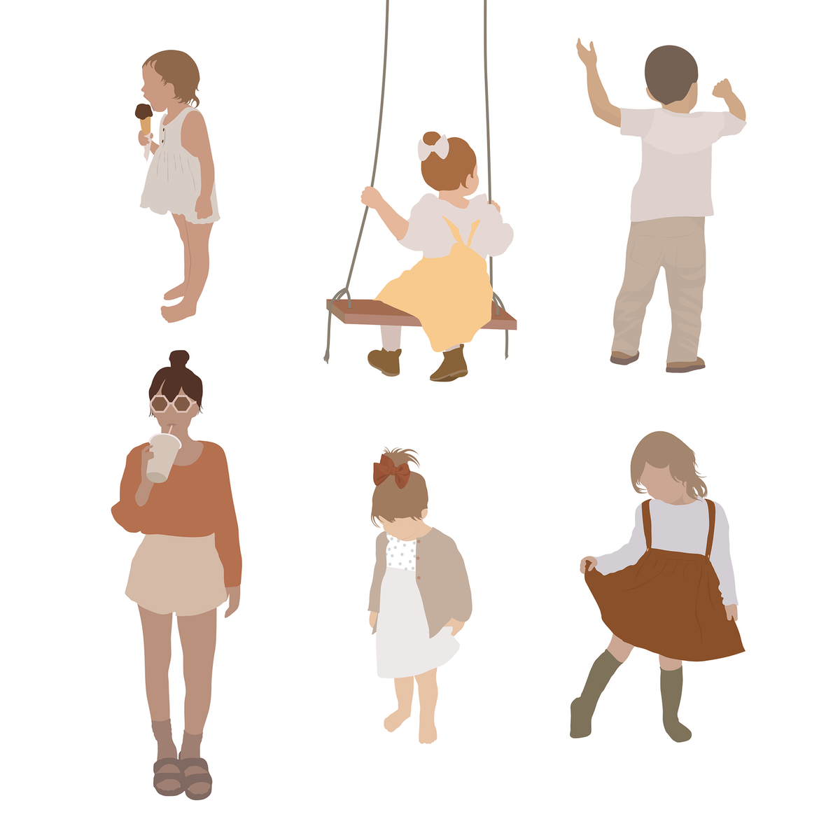 Vector Children Human Scales Pack – Studio Alternativi