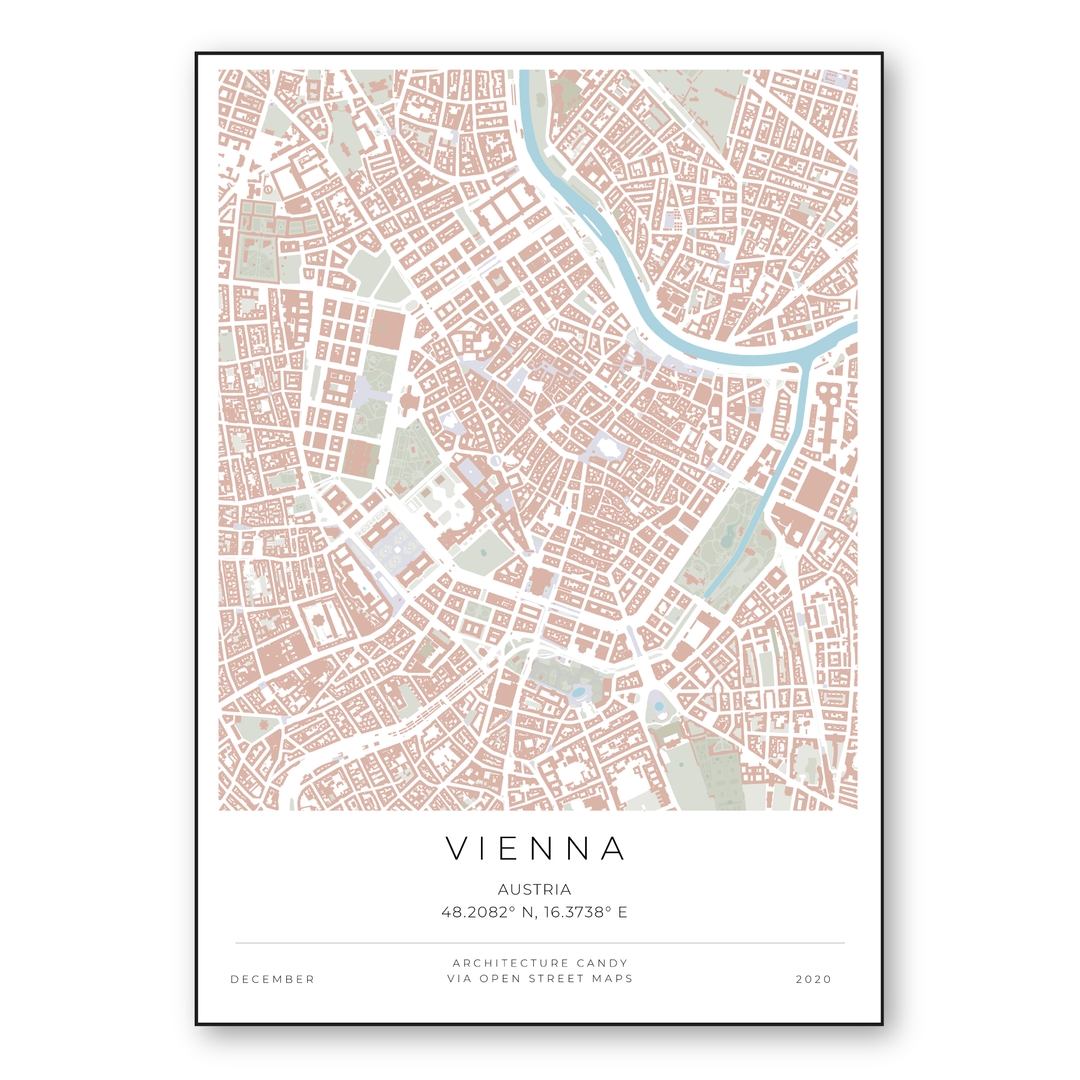 City Maps: Vienna - Vector & Printable – Studio Alternativi