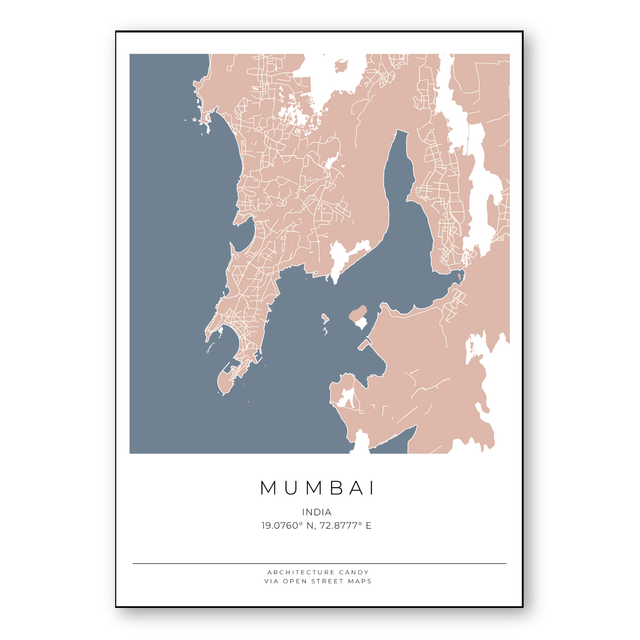 mumbai vector map download