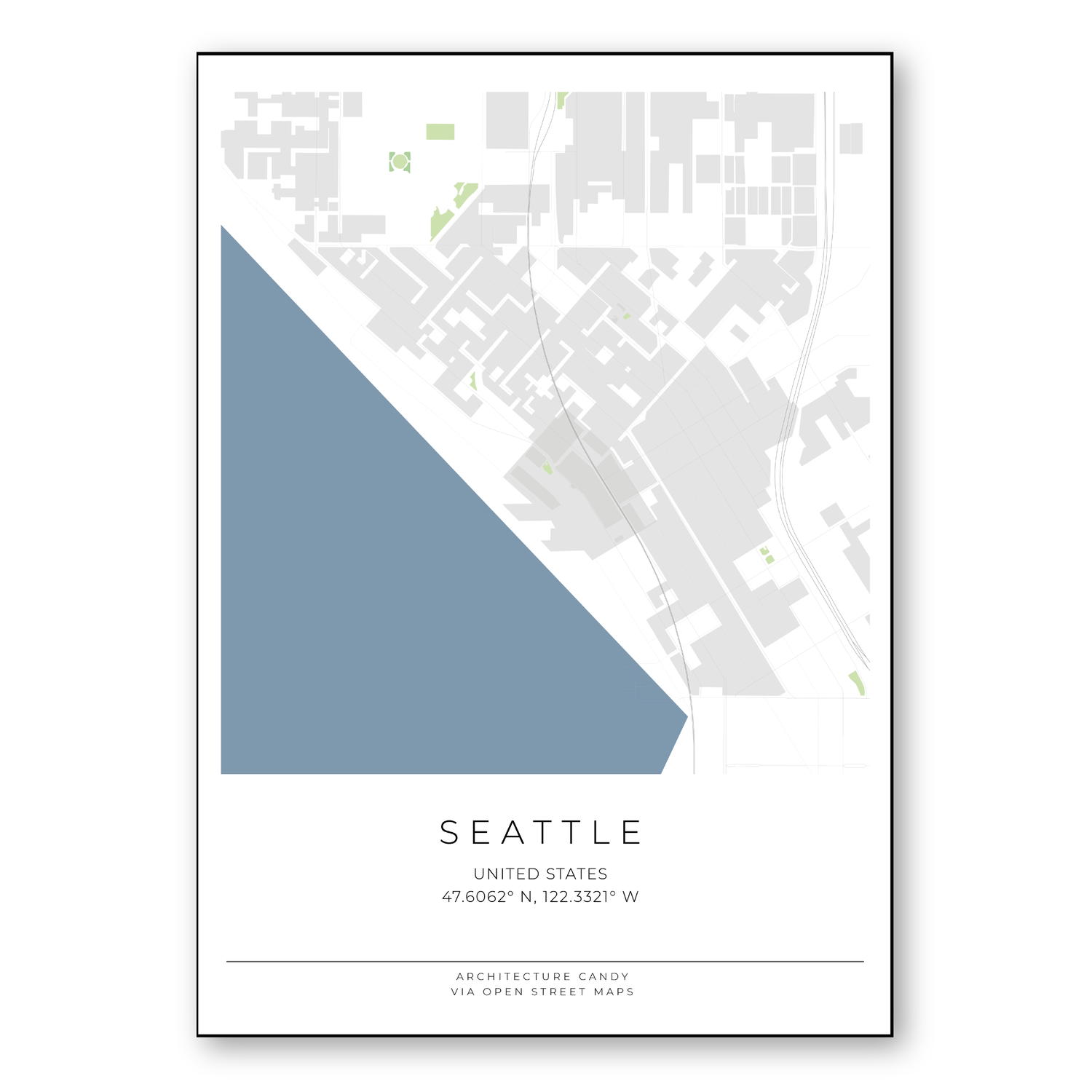 City Maps: Seattle - Detailed Vector Map – Studio Alternativi