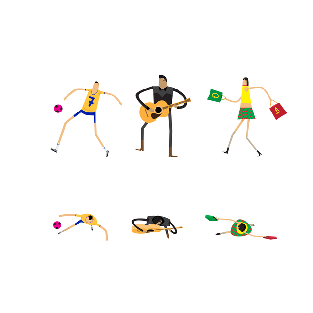 Colorful Characters Set (50 Vectors)-Vectors-Studio Alternativi