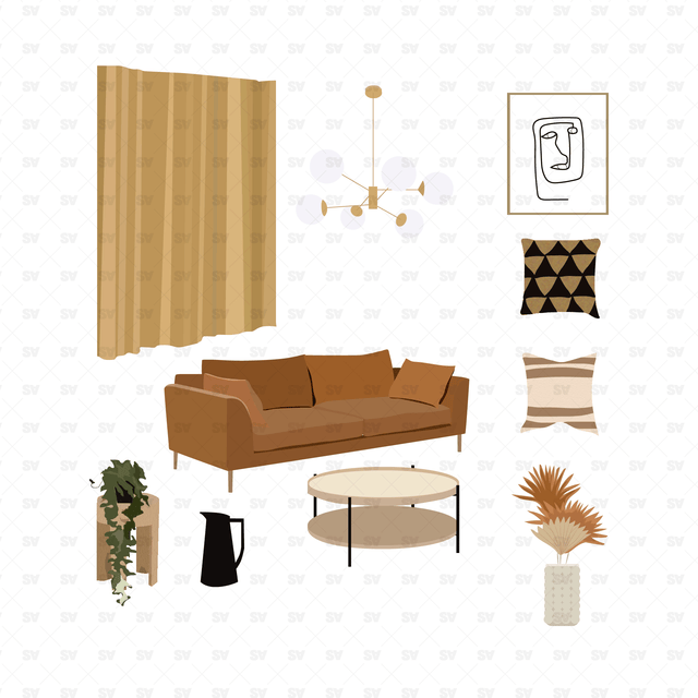 Vector Living Room Furniture