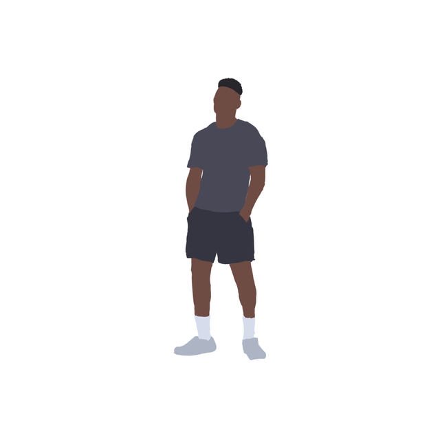 black guy illustration 