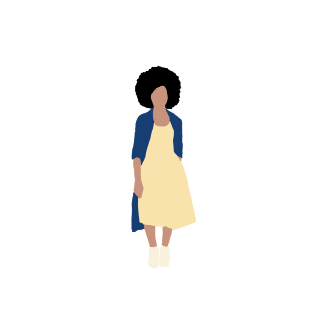 black woman illustration 