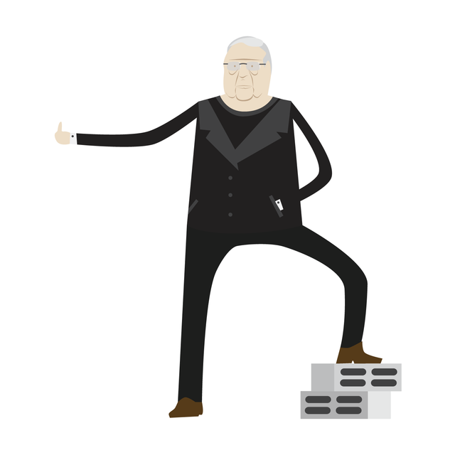 Frank Gehry Vector Character-Vectors-Studio Alternativi