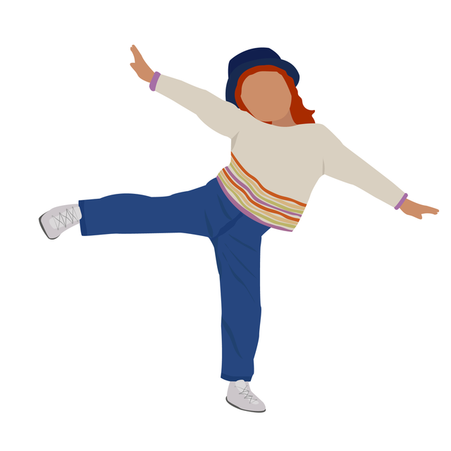 children flat vector 