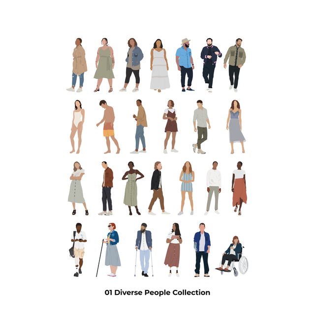 Mega Vector Pack: People, Plants & Animals-Vectors-Studio Alternativi