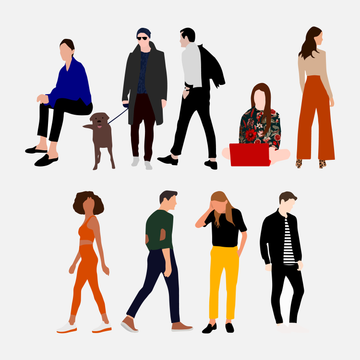 Flat Vector People - Free download – Studio Alternativi