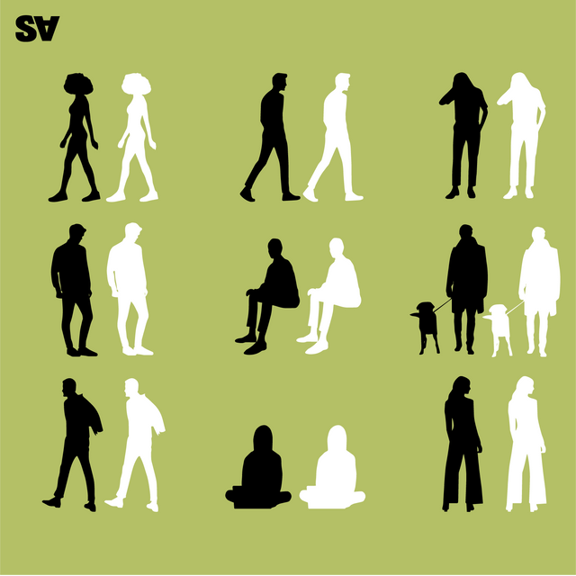 photoshop brushes people silhouette 