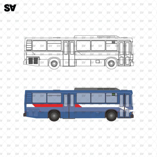 vector cad bus 