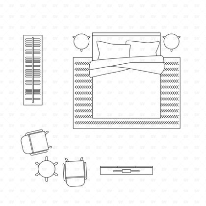 CAD and Vector Entire Home Interior Design Furniture Mega-Pack (Top Vi ...