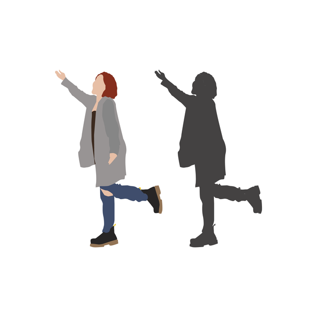 vector flat people woman
