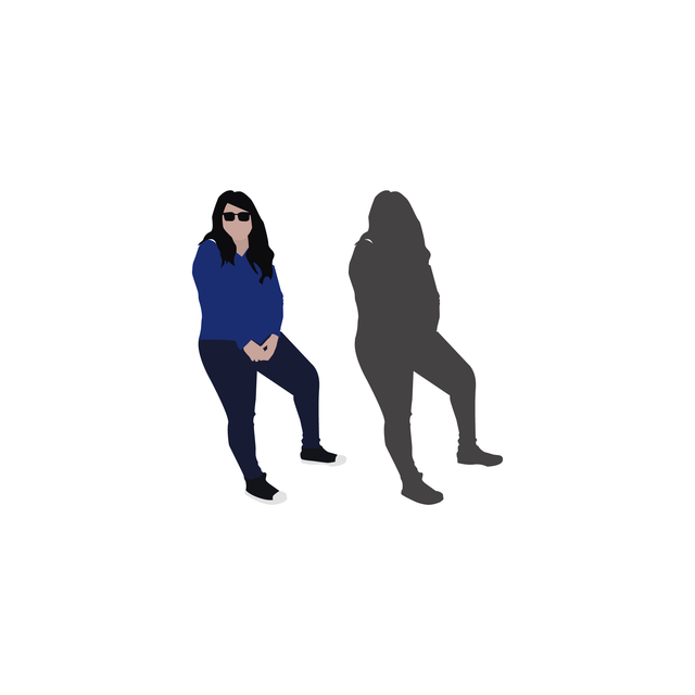 vector flat people woman