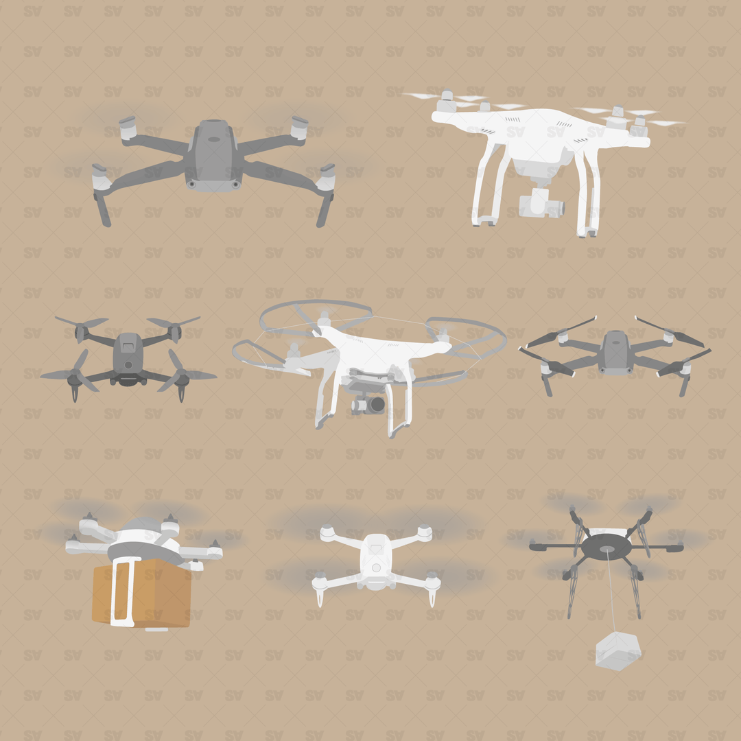 Vector Drone Illustrations for Architecture – Studio Alternativi