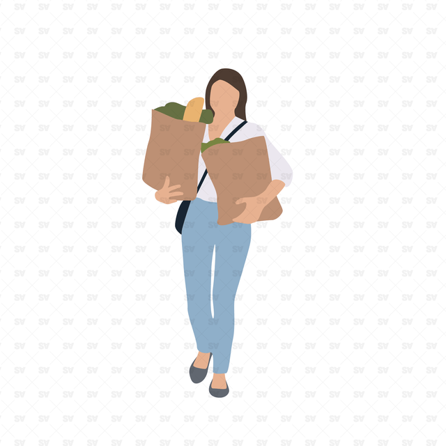 Flat Vector Market People