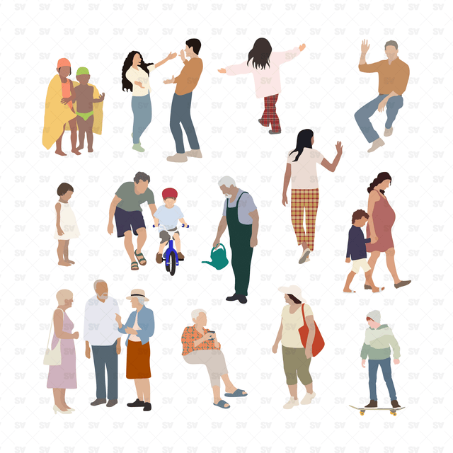 Vector Neighborhood People