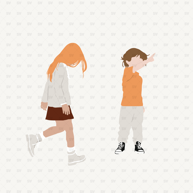 flat vector people