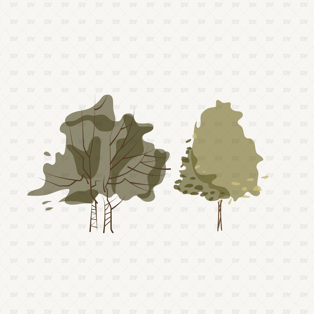 Vector Architectural Trees Pack – Studio Alternativi