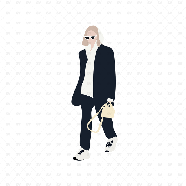 women walking png vector