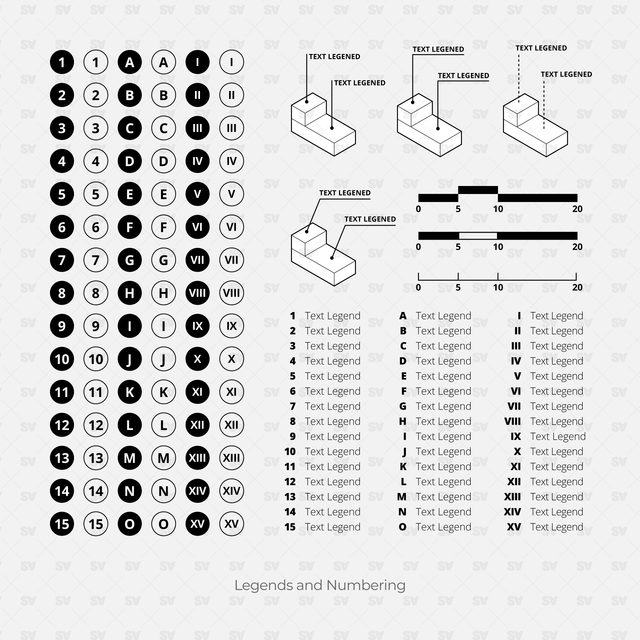 legend numbers architecture diagram