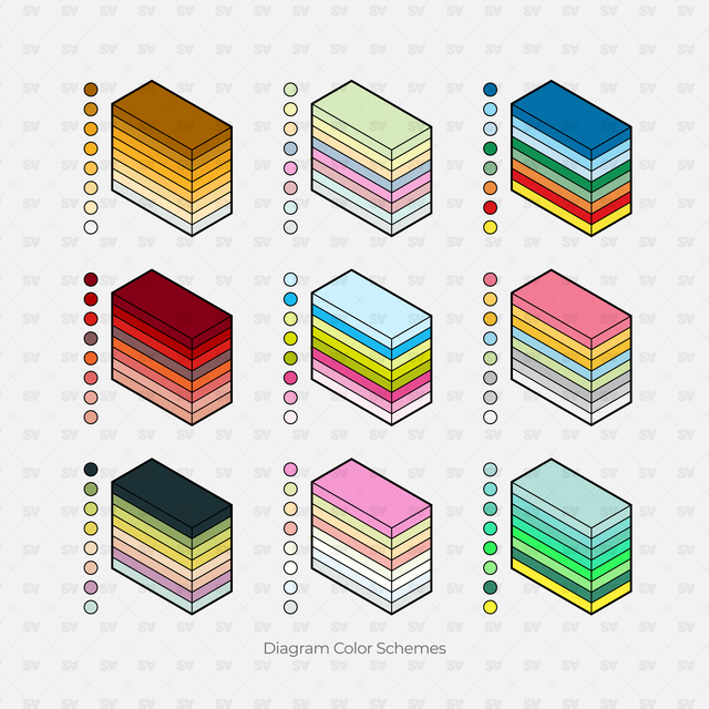 color schemes architecture diagram