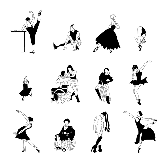 Dancers Illustrations