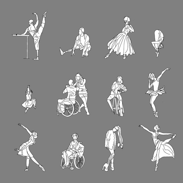 Dancers Illustrations