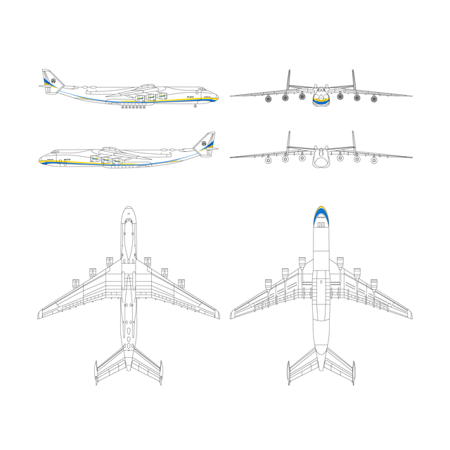 CAD & Vector An-225_Mriya Ukrainian Plane (Free Now)