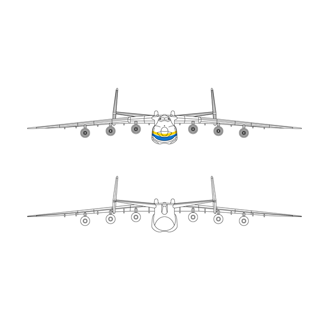 CAD & Vector An-225_Mriya Ukrainian Plane (Free Now)