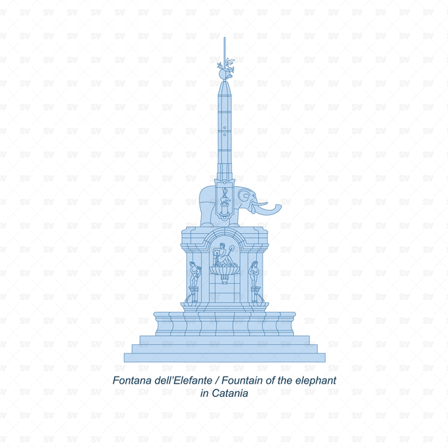 CAD and Vector Italian Fountains