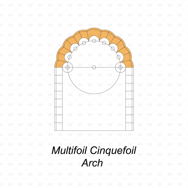 CAD & Vector Arches Types Catalog (35 Items)