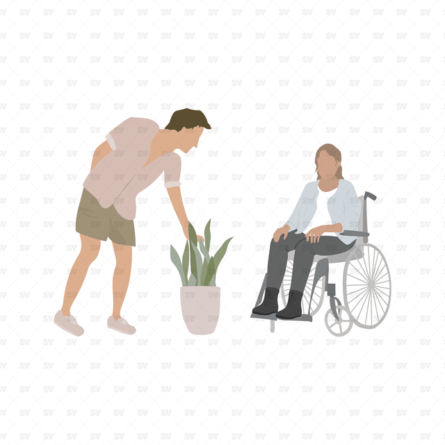 vector flat people
