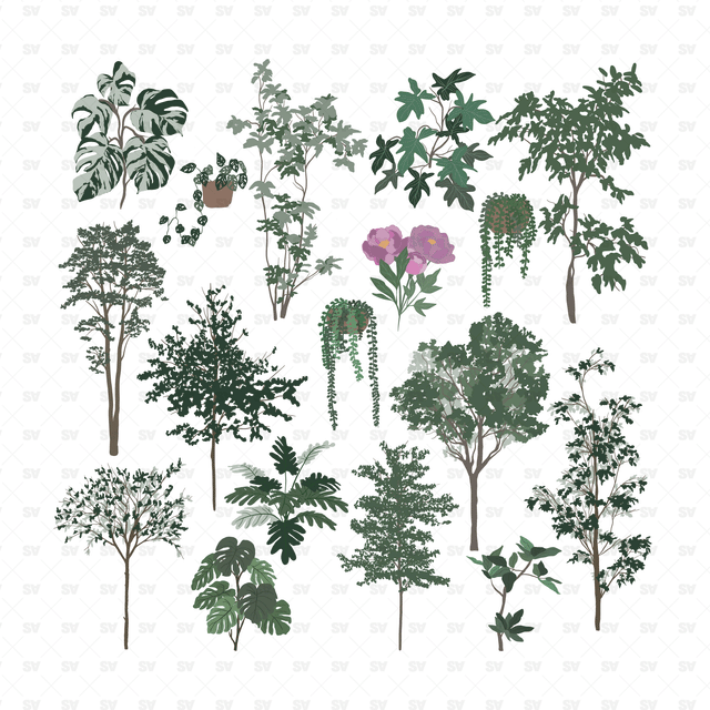 vector trees download