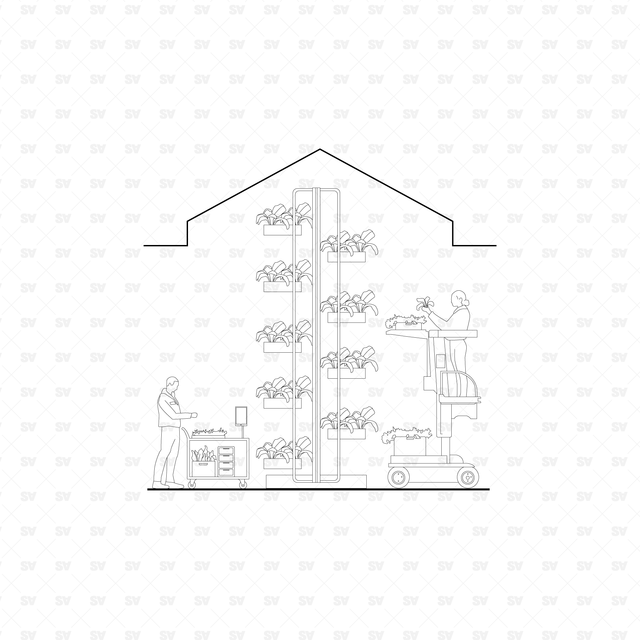 urban farming vector