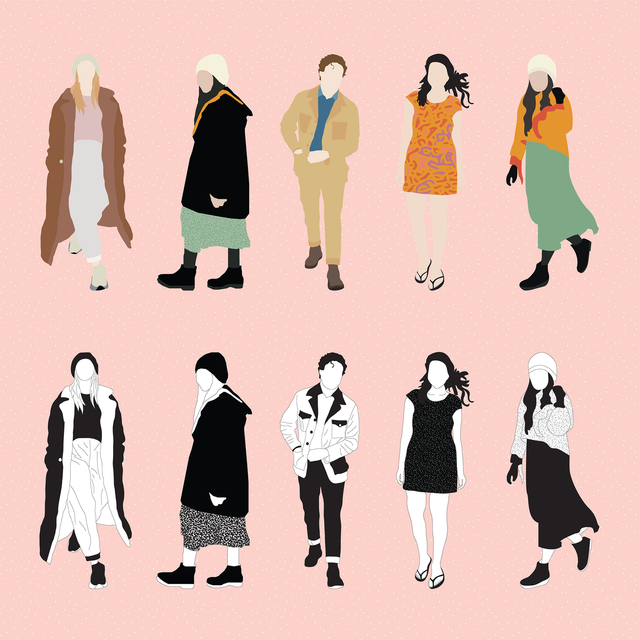 flat vector people