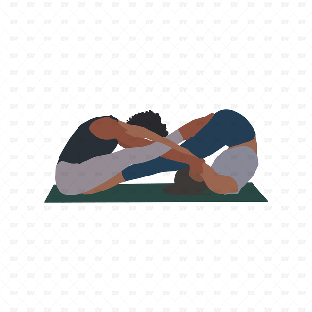 yoga poses vector png