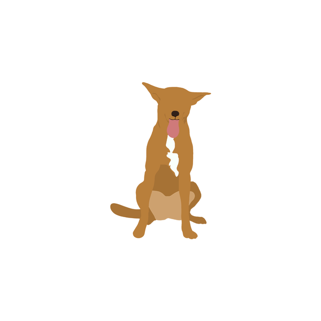 free flat vector dog