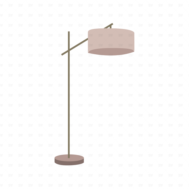 vector standing lamp floor